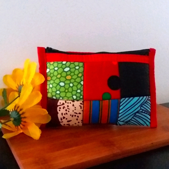 No Brand Handbags - 1PC Beautiful African Kitenge Cloth Coin Purse